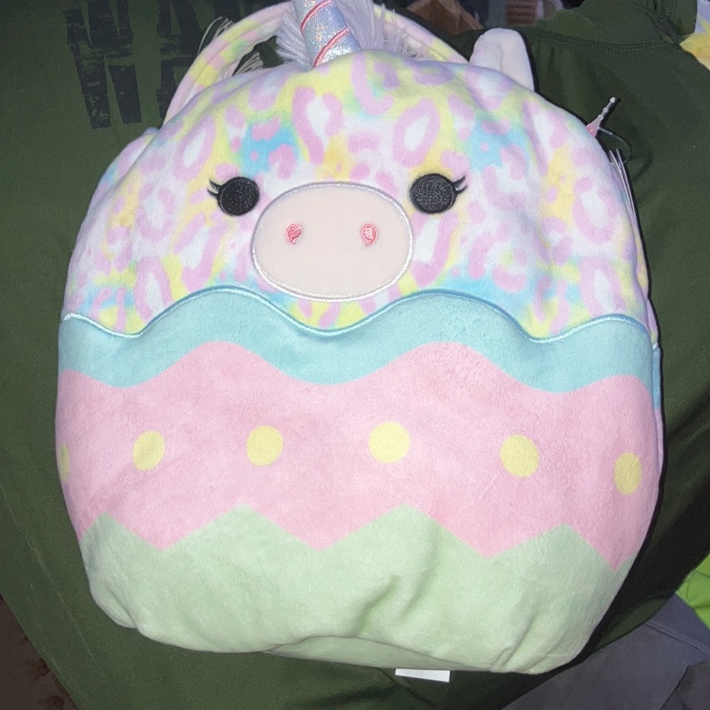 Bexley Unicorn Squishmallow Easter Basket Original Squishmallows New